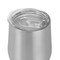 Makerflo 12 oz Stainless Steel Wine Tumbler with Clear Splash Proof Lid, Craft-Ready for DIY Gifts & Personalization (Sublimation, Epoxy, UV DTF, Vinyl, and Laser Engraving)